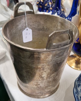 Lot 487 - A EPNS twin-handled ice bucket, the underside...