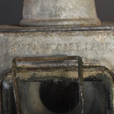 Lot 502 - A pair of antique Raydyot coach lamps with...