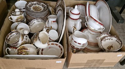 Lot 508 - Two boxes of assorted tea/dinner wares to...