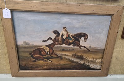 Lot 625 - 19th century English School Jumping the Ditch...