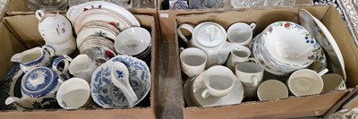 Lot 511 - Two boxes of assorted tea/dinnerware to...