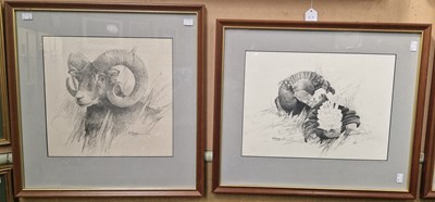 Lot 641 - Alan B. Hayman (b.1947) Three pencil drawings...