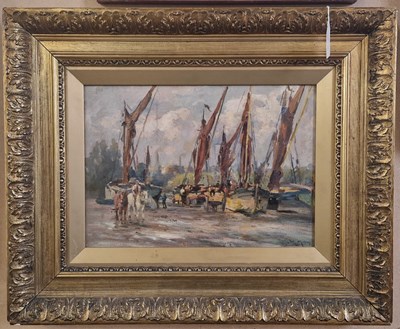 Lot 651 - Joseph (Joe) Milne (1859-1911) Fishing Boats,...