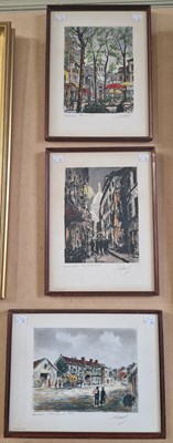 Lot 652 - Three mid-century decorative prints to include...