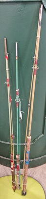 Lot 581 - Fishing interest - Three assorted fibre...