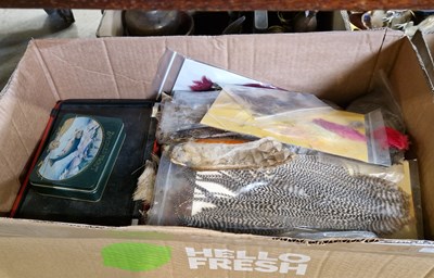 Lot 568 - Fishing interest - three boxes of assorted...