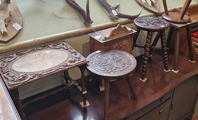 Lot 673 - A group of furniture comprising four assorted...