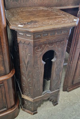 Lot 771 - An early 20th century stained wood...