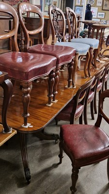 Lot 809 - A 19th century mahogany twin-pedestal dining...