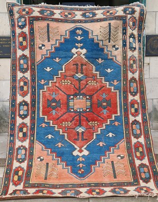 Lot 873 - A Persian rug, 20th century, the rectangular...