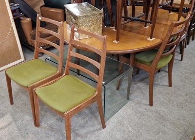 Lot 771 - A mid-century G Plan teak circular extending...