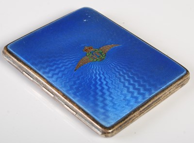 Lot 155 - A Birmingham silver, gilt, and blue enamel...