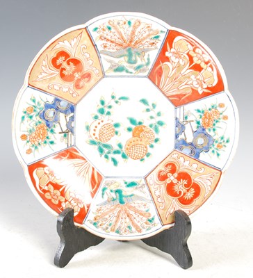 Lot 42 - A Japanese Imari porcelain octagonal shaped...