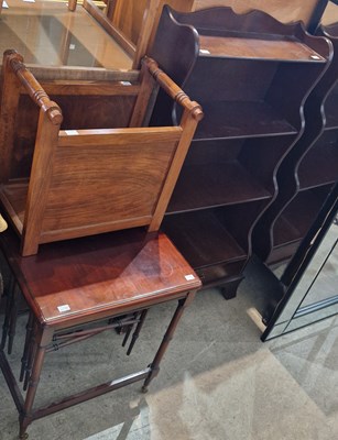 Lot 735 - A group of furniture comprising a reproduction...