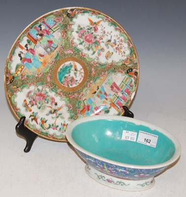 Lot 162 - A Chinese porcelain Canton famille rose...