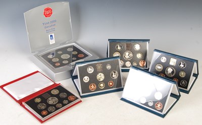 Lot 356 - Box - assorted proof coin sets comprising a...