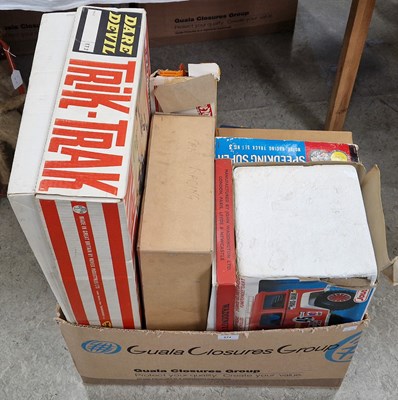 Lot 574 - Box - assorted toys and board games to include...