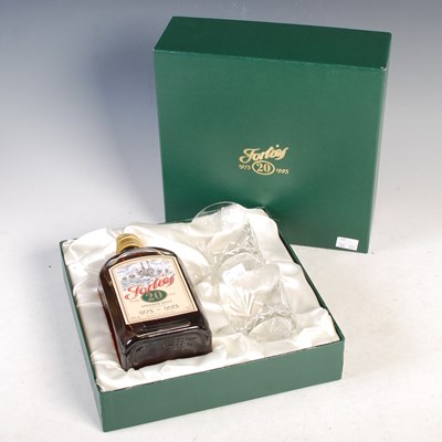 Lot 349 - A boxed bottle set of Forties Speyside malt...