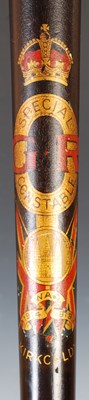 Lot 363 - An early 20th century Special Constables baton...