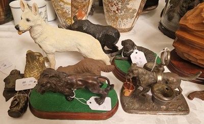 Lot 434 - A collection of nine assorted animal figures...