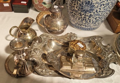 Lot 446 - A collection of electroplated ware to include...