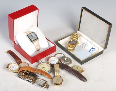 Lot 45 - A collection of assorted wristwatches to...