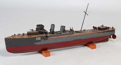 Lot 177 - A Bassett-Lowke model of the British Flotilla...