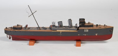 Lot 177 - A Bassett-Lowke model of the British Flotilla...