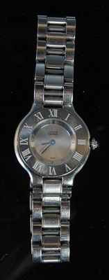 Lot 106 - A vintage ladies stainless steel Must De...