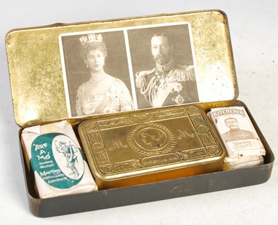 Lot 116 - Military interest - a 1914 Christmas tin...