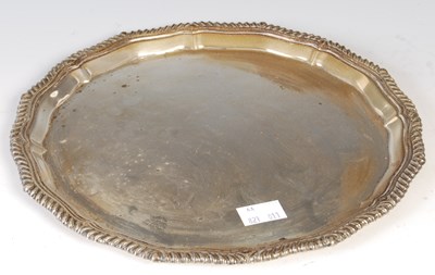 Lot 147 - An early 20th century silver serving tray,...