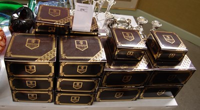 Lot 275 - Seventeen boxes of Edinburgh Crystal 'Star of...