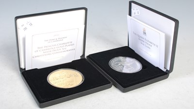 Lot 215 - Two Jubilee Mint Royal Commemorative coins to...