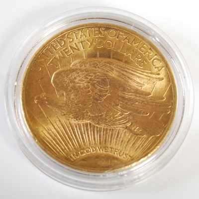 Lot 222 - A United States of America 1924 gold twenty...