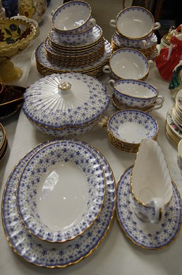 Lot 294 - A Spode Fleur De Lys blue and gilt patterned...