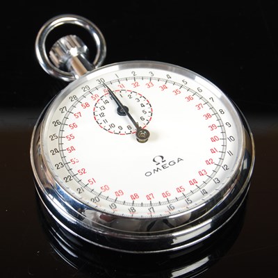 Lot 288 - A vintage Omega stopwatch in fitted box for J...