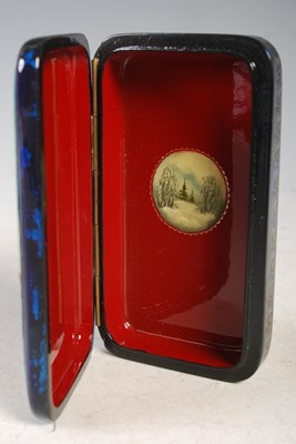 Lot 333 - Three assorted Russian lacquer boxes, to...
