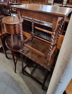 Lot 799 - Five pieces of occasional furniture to include:...