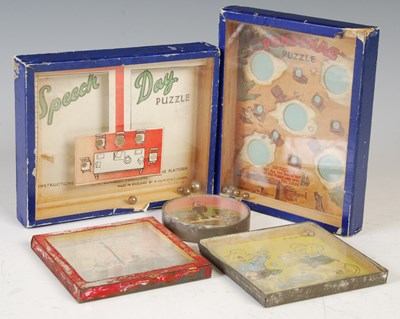 Lot 359A - Five assorted vintage dexterity games to...