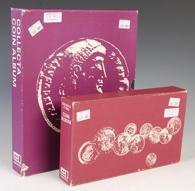 Lot 239B - Two coin collection albums mainly coins of the...