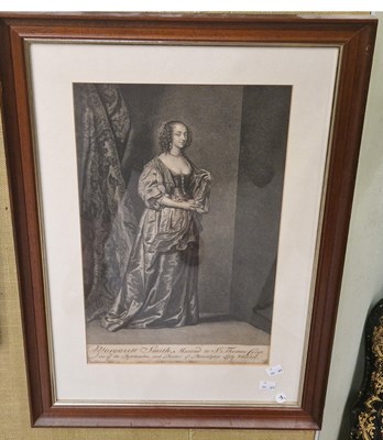 Lot 653 - After Van Dyk Margarett Smith Engraving 49 cm...