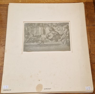 Lot 654 - Four prints to include "Concert" after...