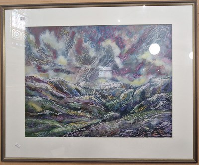 Lot 658 - D. Adam (20th Century) Winter Landscape in...