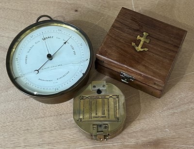 Lot 371A - A Stanley London vintage brass surveyor's...