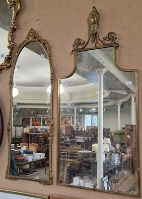 Lot 685 - A group of four assorted wall mirrors to...