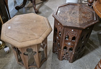 Lot 859 - An early 20th century Middle Eastern carved...