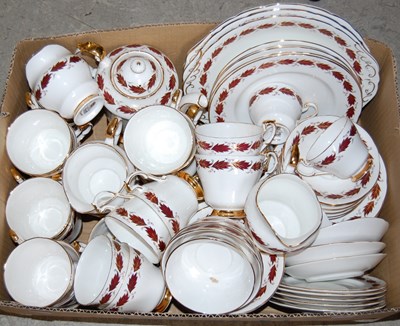 Lot 466 - Box - Paragon Elegance patterned part tea set