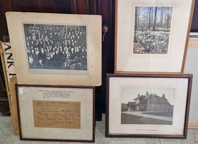 Lot 899 - A vintage 'County Library' enamel sign, 45cm x...