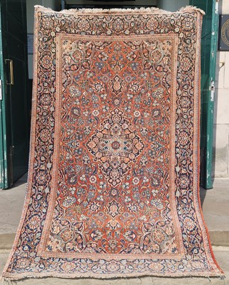 Lot 902 - A 20th century Persian style rug, the...