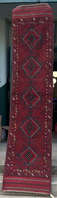 Lot 908 - A 20th century Meshwani runner, the...